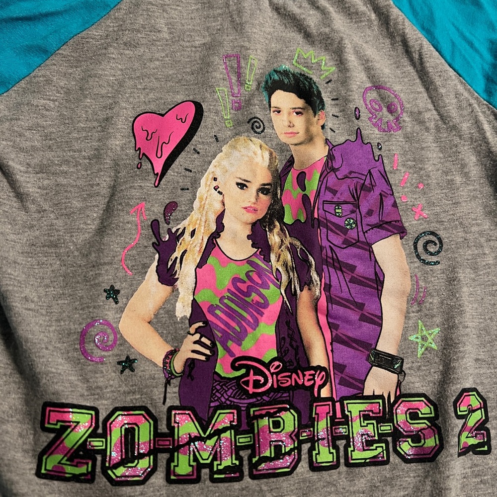 Disney Zombies 2 Long Sleeve T, Size Small (6/6X)